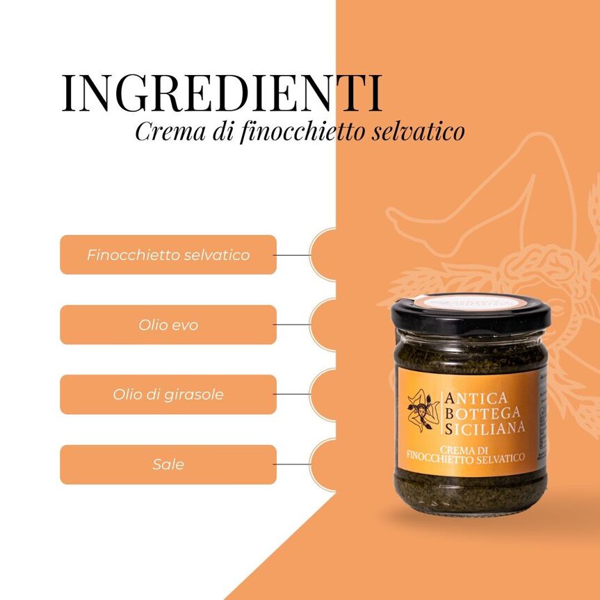 Vad édeskömény pesto, 180 g-Antica Bottega Siciliana-Sol Deli