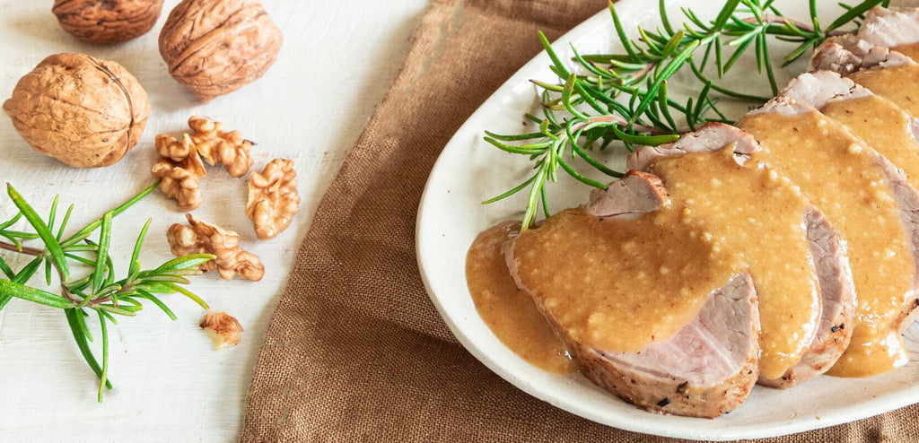 Filetto alle Noci, Pork Tenderloin with Walnut Sauce