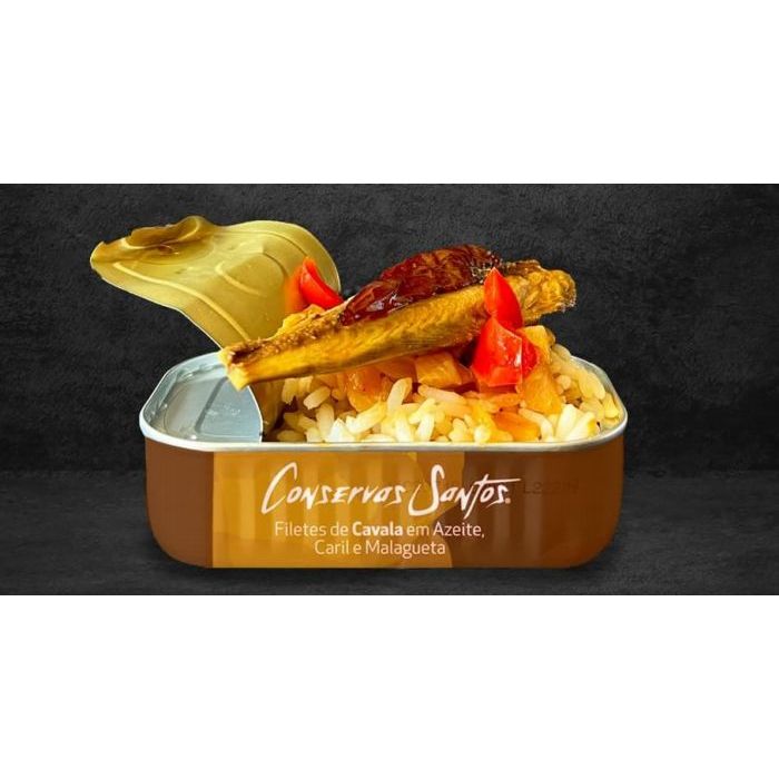 3 prémium halkonzerv díszdobozban, Conservas Santos, 3x120 g-Campos Santos-Sol Deli