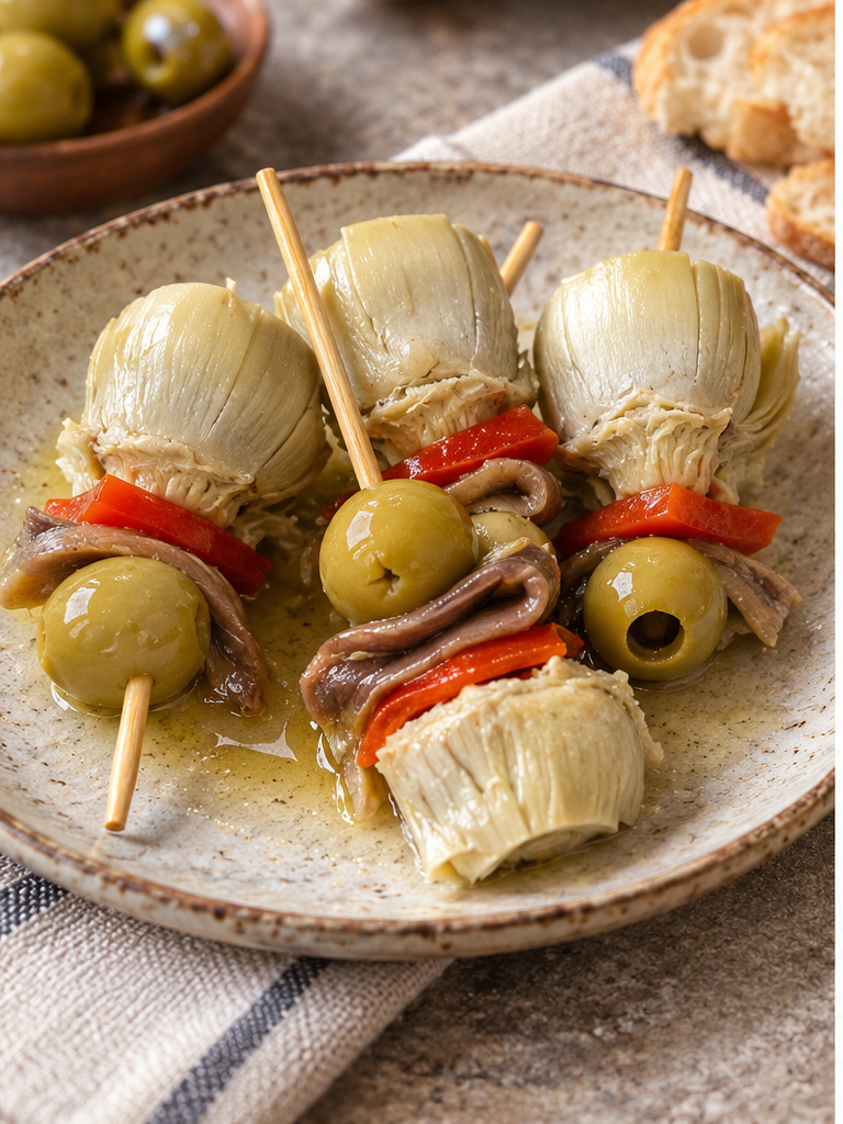 Articsókás-szardellás pintxo olívaolajban, 600 g