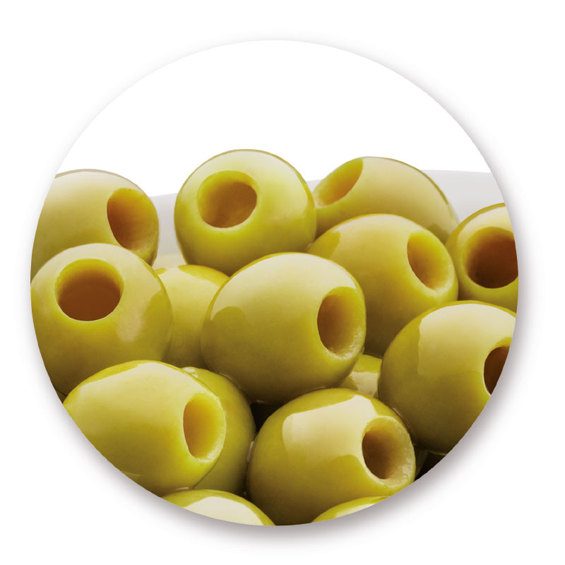 Manzanilla olajbogyók szardella ízesítéssel, 150 g