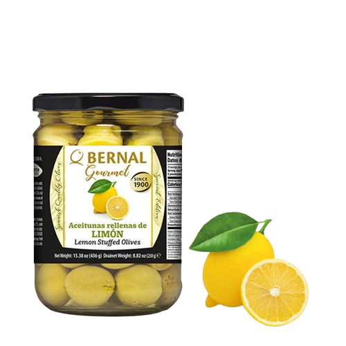 Citrommal töltött olajbogyók, 250 g