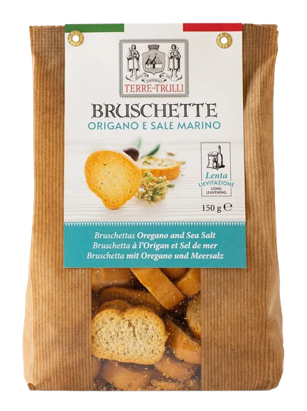 Bruschetta oregánóval és tengeri sóval, 150 g