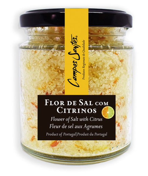 Flor de Sal with Citrus, Campos Santos, 150 g