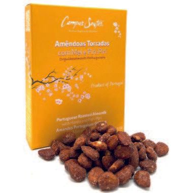 Pirított mandula, mézes-piri-piris, Campos Santos, 100 g