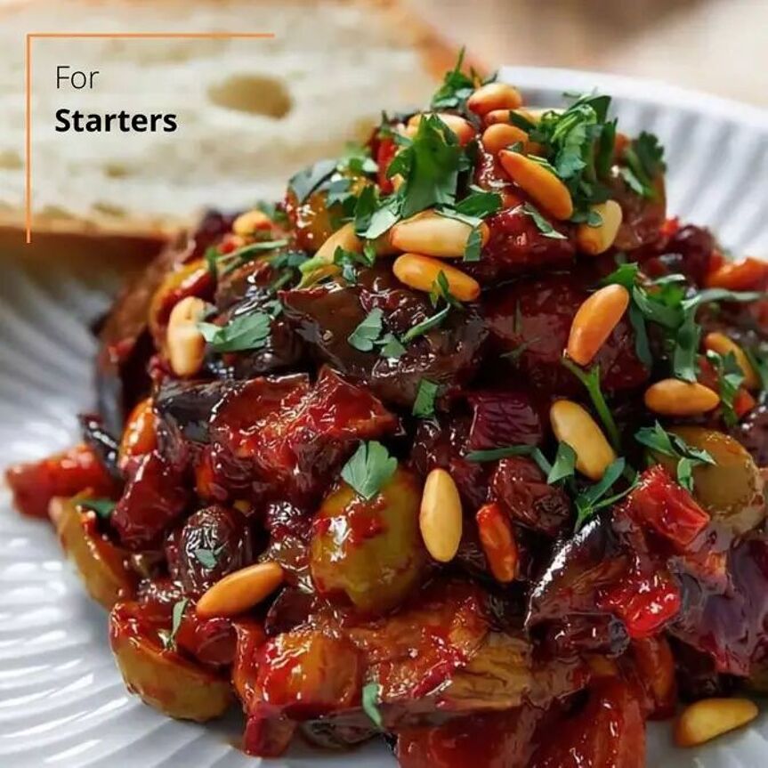 Caponata, 500 g-Antica Bottega Siciliana-Sol Deli