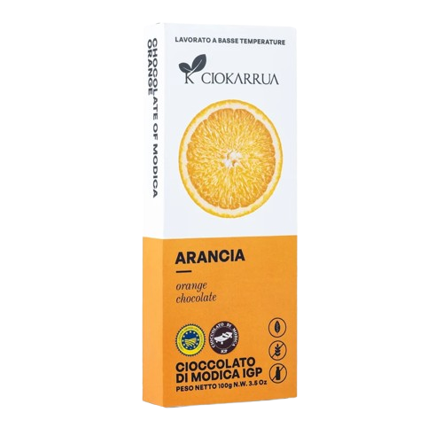 Narancsos Cioccolato di Modica IGP csokoládé, 100 g