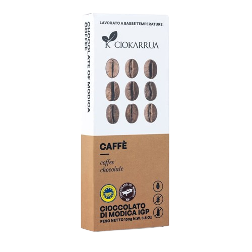 Kávés Cioccolato di Modica IGP csokoládé, 100 g
