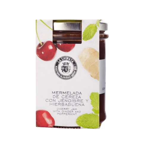 Cseresznyelekvár gyömbérrel és mentával, 210 g