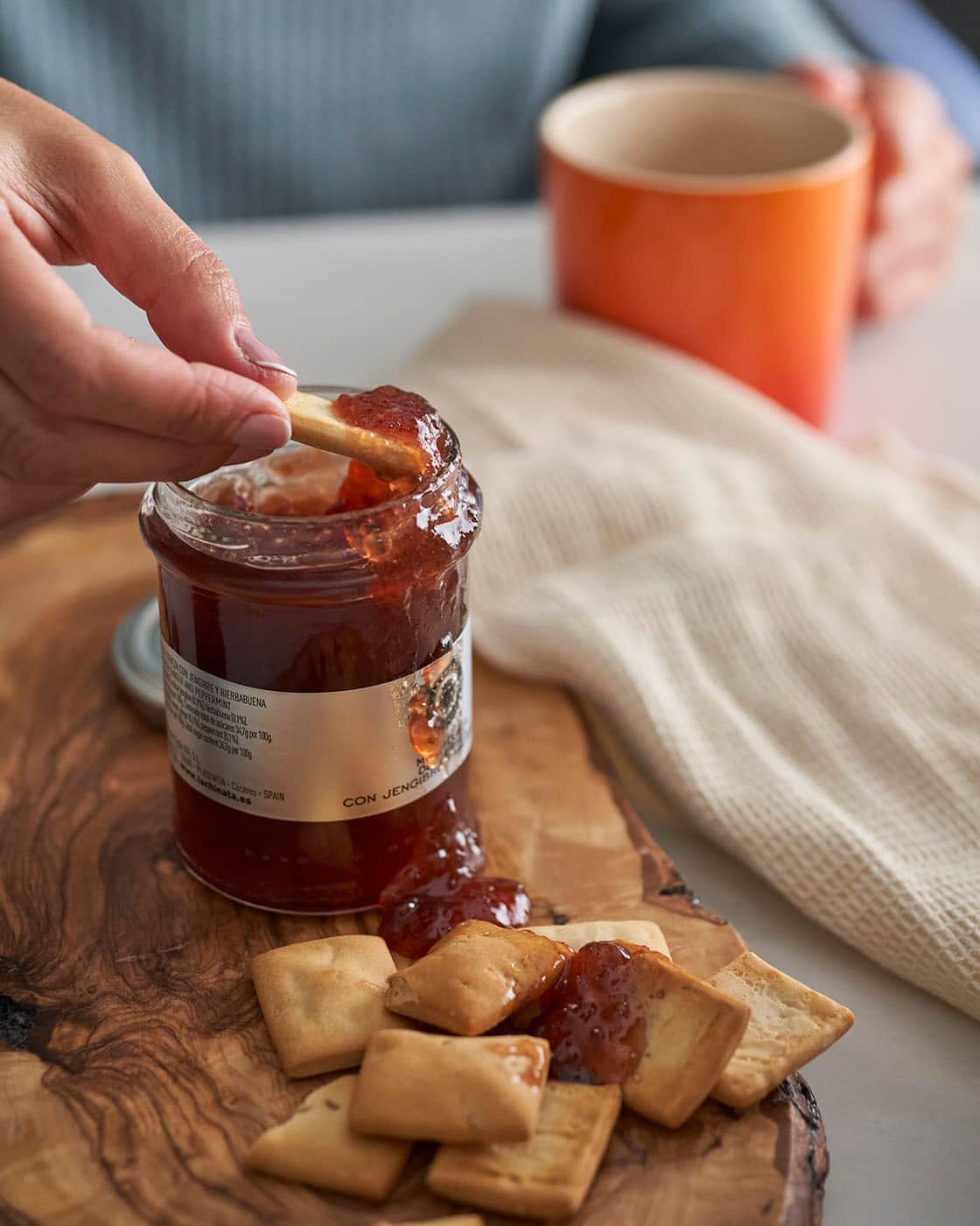 Cseresznyelekvár gyömbérrel és mentával, 210 g