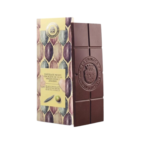 Étcsokoládé olívaolajjal és gyömbérrel, 100 g