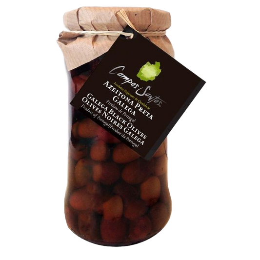 Fekete Galega Olajbogyók, Campos Santos, 360 g-Campos Santos-Sol Deli
