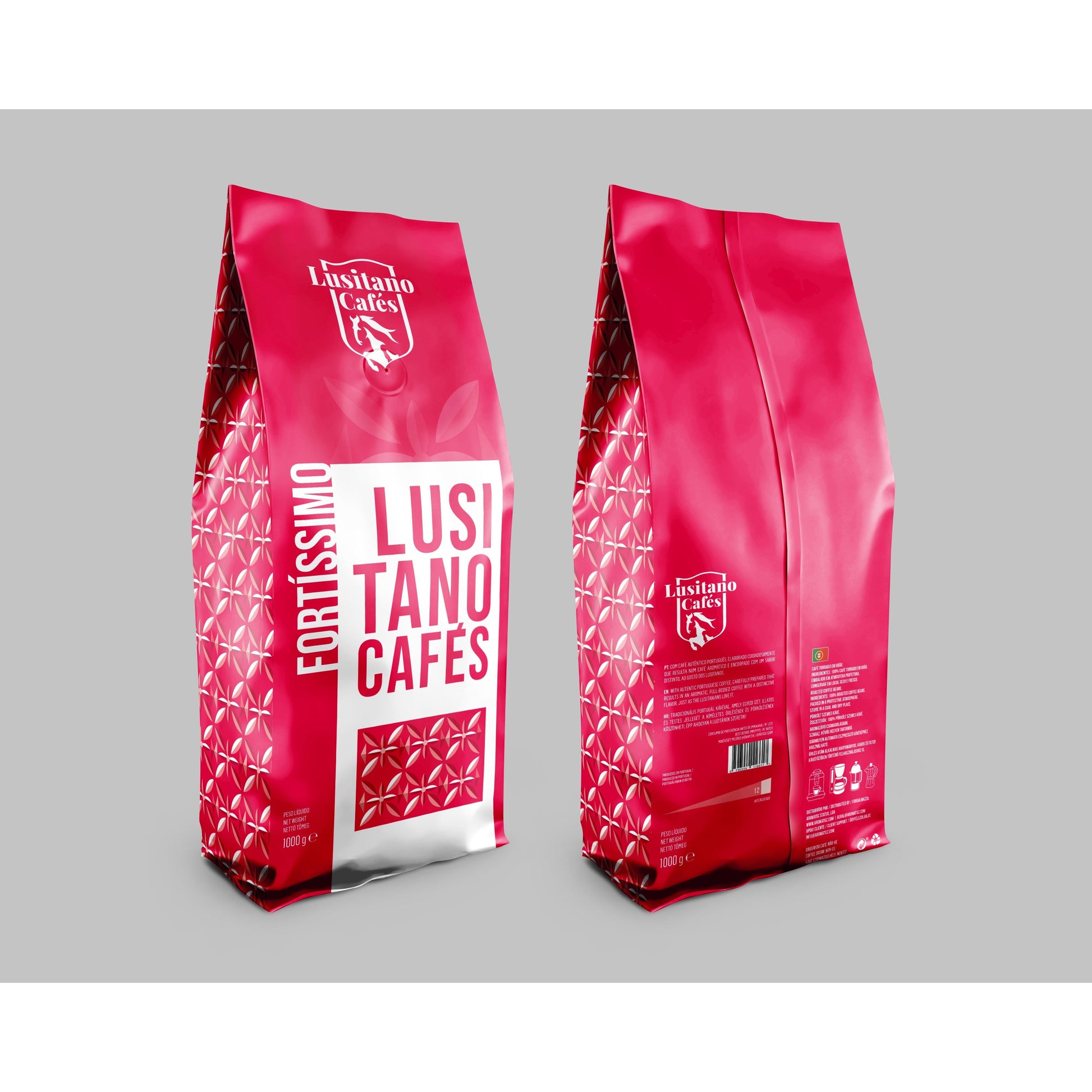 Fortíssimo szemes kávé, Lusitano Cafés, 1 kg-Lusitano Cafés-Sol Deli