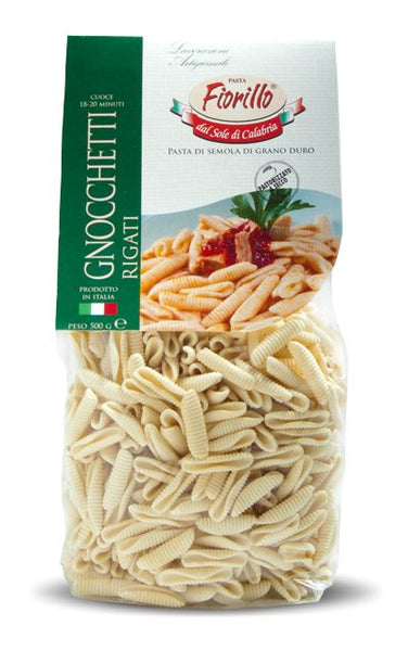 Gnocchetti Rigati Durum Wheat Pasta, Pastificio Fiorillo, 500 g