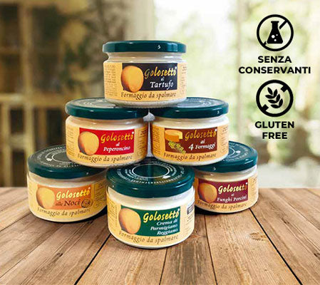Golosetto – Diós Parmigiano Reggiano sajtkrém, 250 g