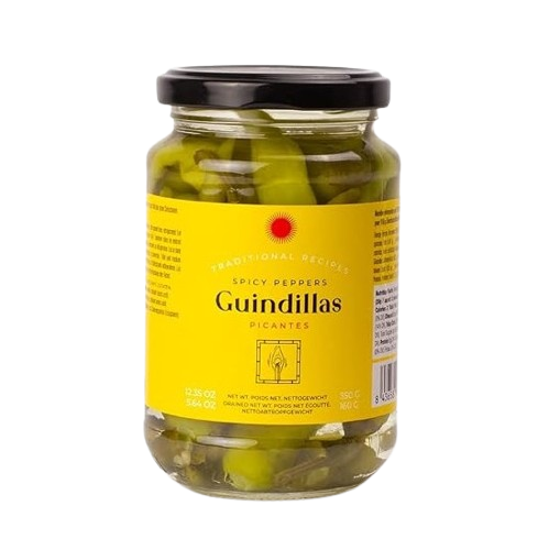 Guindilla csípős paprikák ecetes pácban, 350 g