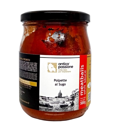 Húsgombócok (polpette) paradicsomszószban, 500 g
