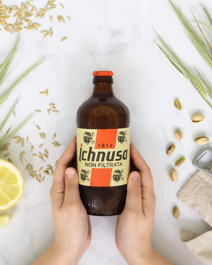 Ichnusa non filtrata szűretlen szardíniai lager sör, 330 ml