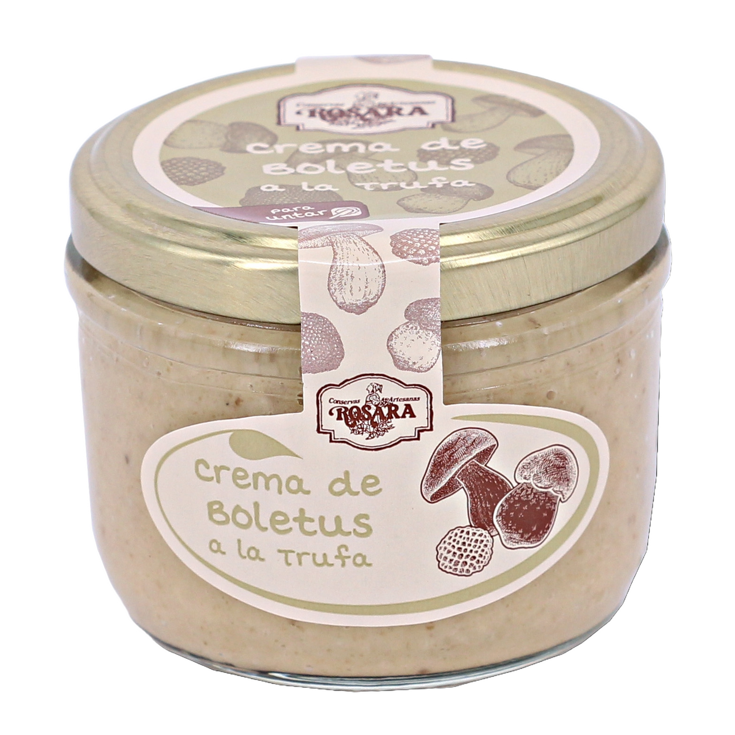 Ízletes vargányakrém szarvasgombával, Rosara, 125 ml-Conservas Artesanas Rosara-Sol Deli