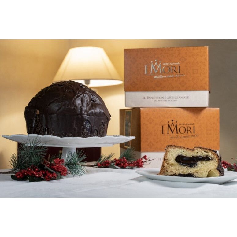 Kézműves szicíliai panettone Modica csokoládéval, I Mori, 900 g-I Mori-Sol Deli