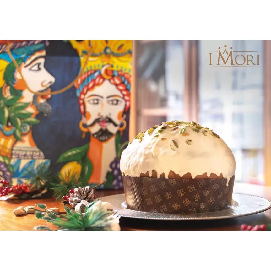 Kézműves szicíliai pisztáciás panettone, I Mori, 1000 g-I Mori-Sol Deli