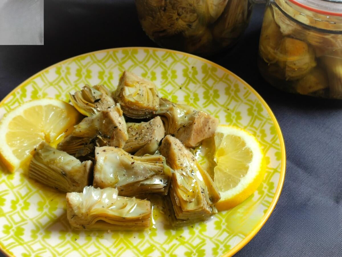 Konfitált articsókák extra szűz olívaolajban, 240 g