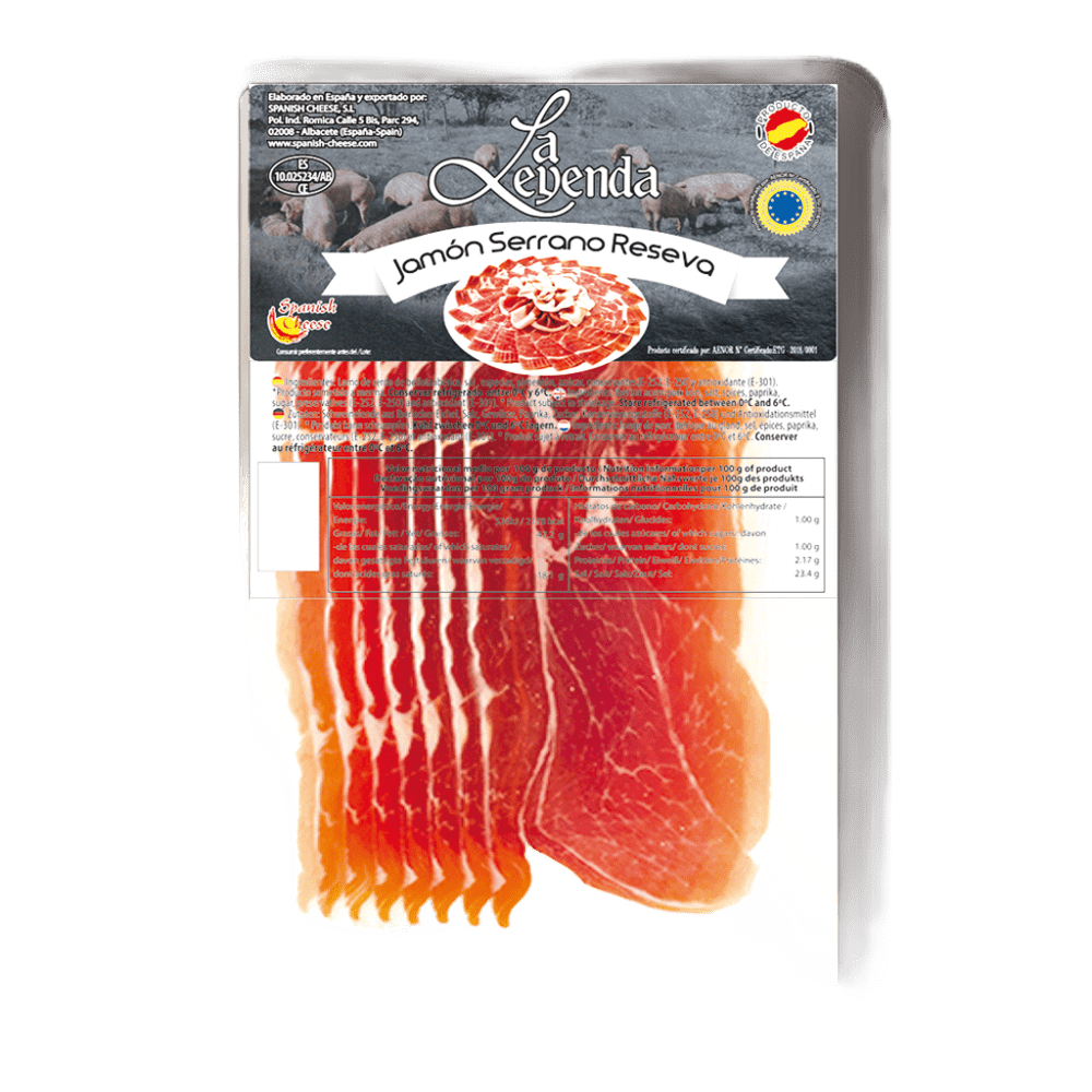 Jamón serrano reserva, szeletelt, 100 g