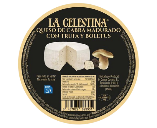 Lágy kecskesajt szarvasgombával és vargányával, 300 g