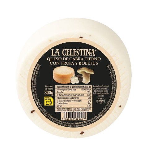 Lágy kecskesajt szarvasgombával és vargányával, 300 g