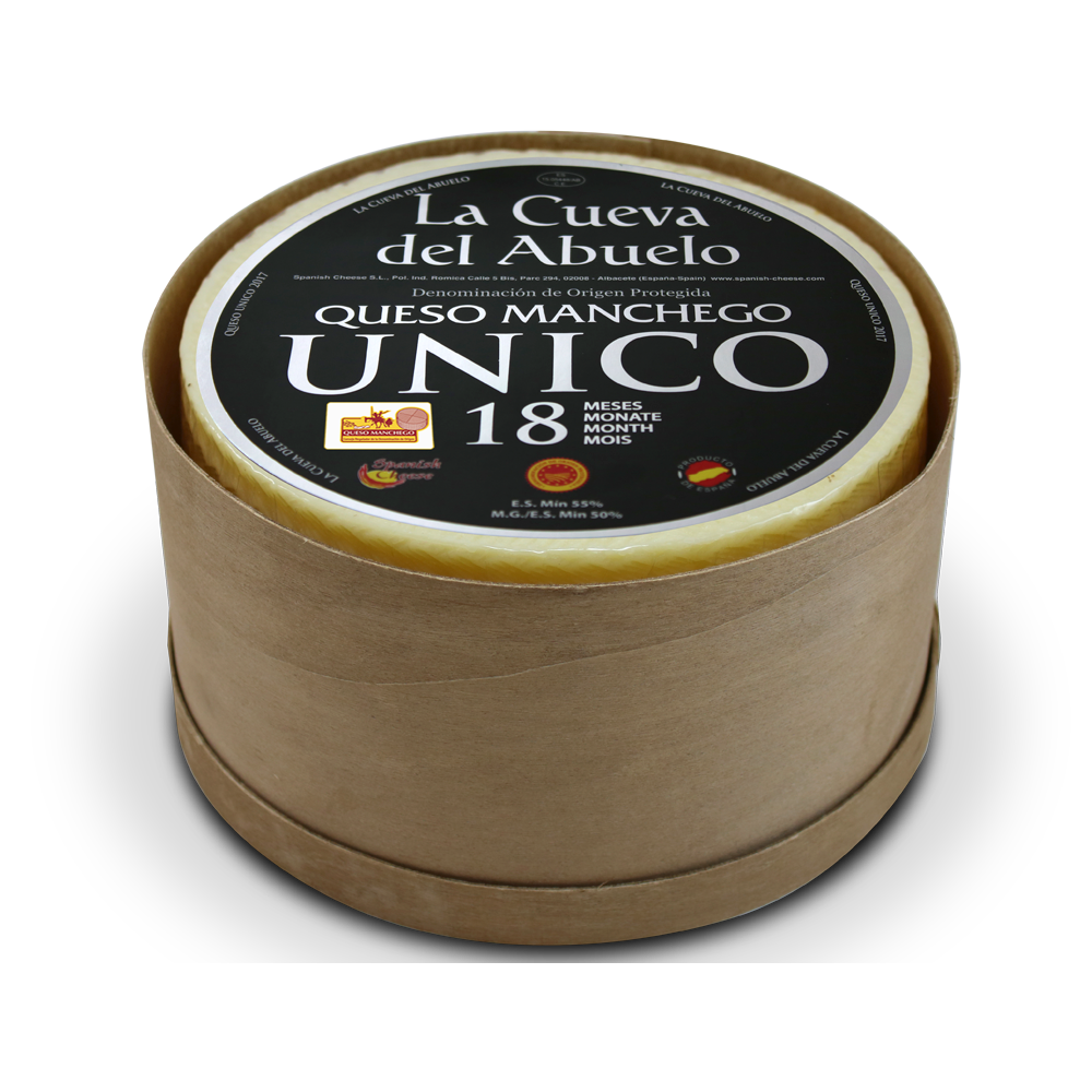 Manchego sajt "único", 18 hónapig érlelt