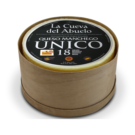 Manchego sajt "único", 18 hónapig érlelt