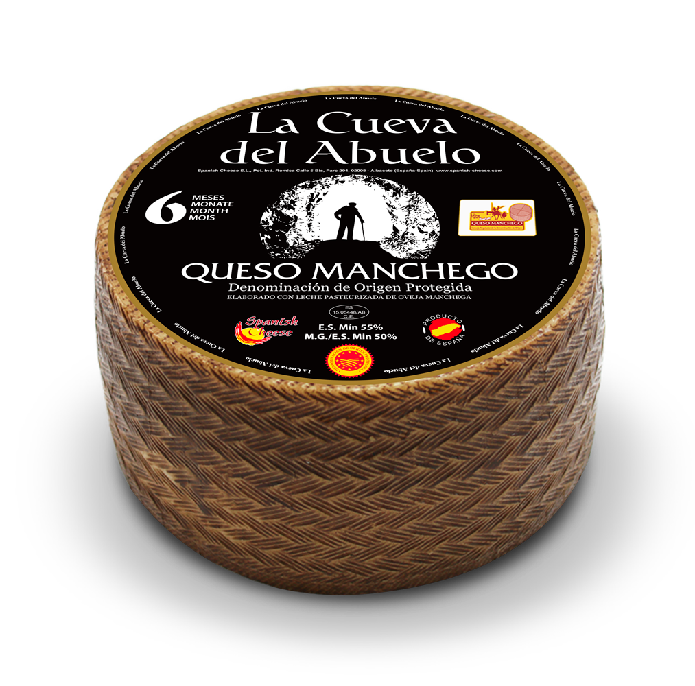 Manchego sajt, "curado", 6 hónapig érlelt