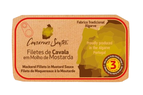 Makrélafilé mustárszószban, 120 g