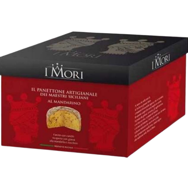 Kézműves szicíliai mandarinos panettone, I Mori, 900 g