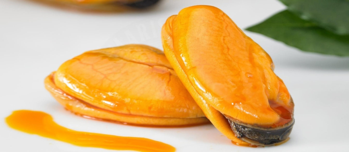 Sült kagyló escabeche szószban, 110g