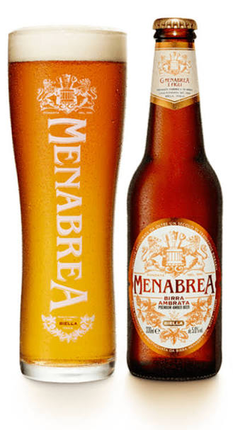 Menabrea Ambrata borostyán láger sör, 330 ml