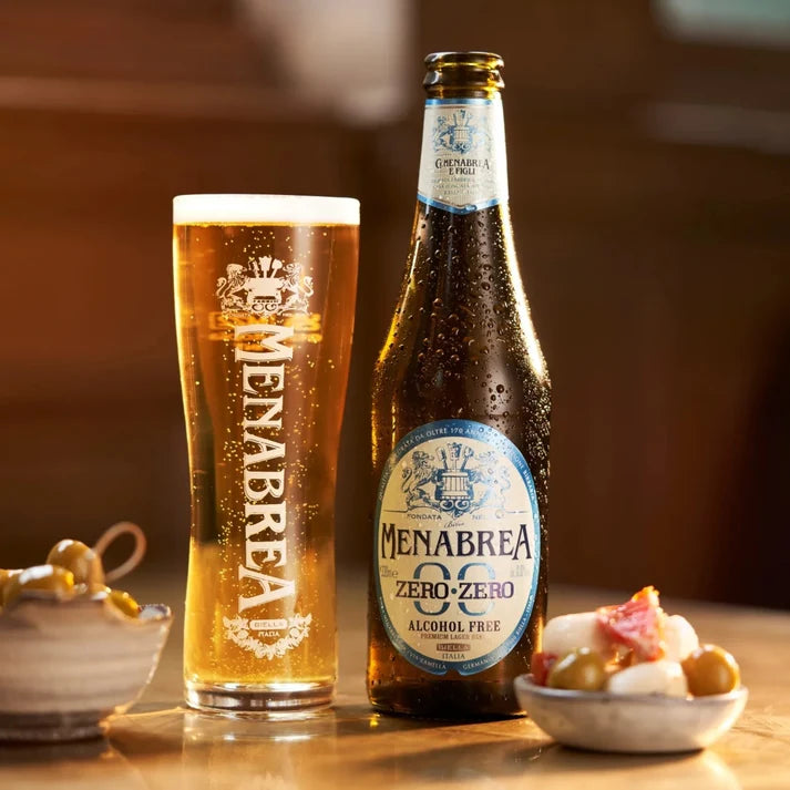 Menabrea Zero Zero alkoholmentes lager, 0,0%, 330 ml