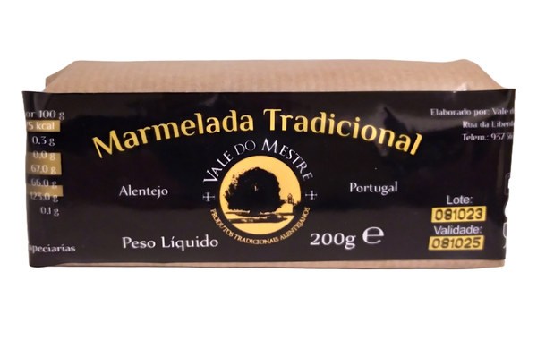 Traditional Portuguese marmelada, Vale do Mestre, 200 g - Sol Deli