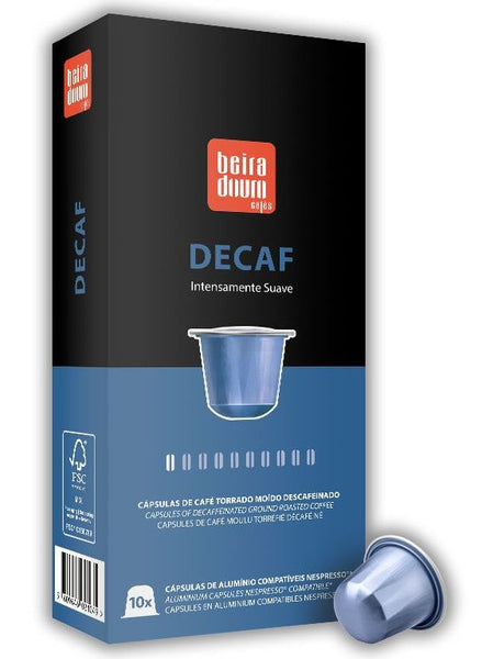 Decaf, Nespresso kompatibilis kávékapszula, Beira Douro Cafés, 10 db