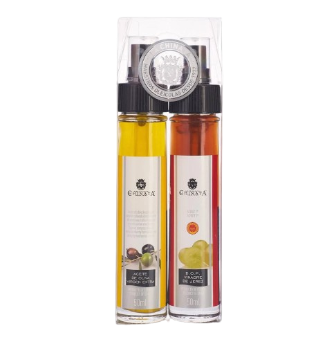 Extra virgin olive oil and sherry vinegar spray, 2 x 50 ml