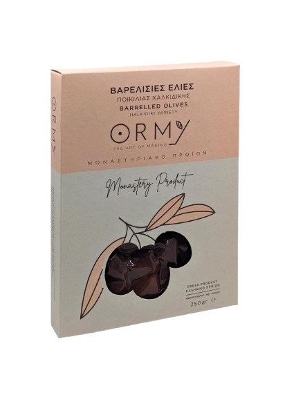 Hordóban érlelt fekete olajbogyók, 250 g