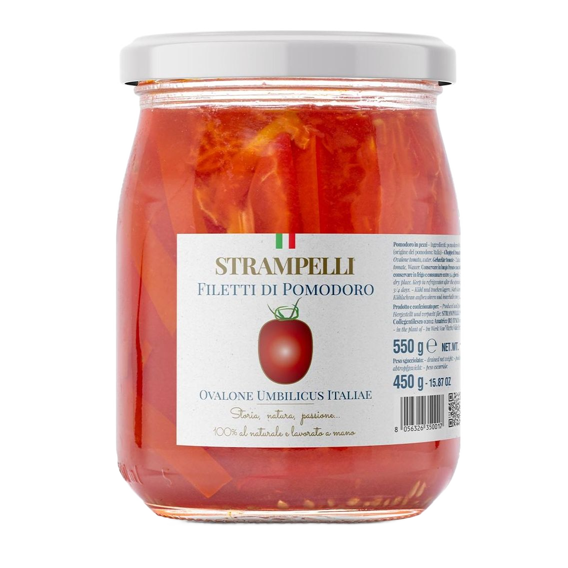 Ovalone paradicsomfilé, Strampelli, 550 g-Strampelli-Sol Deli