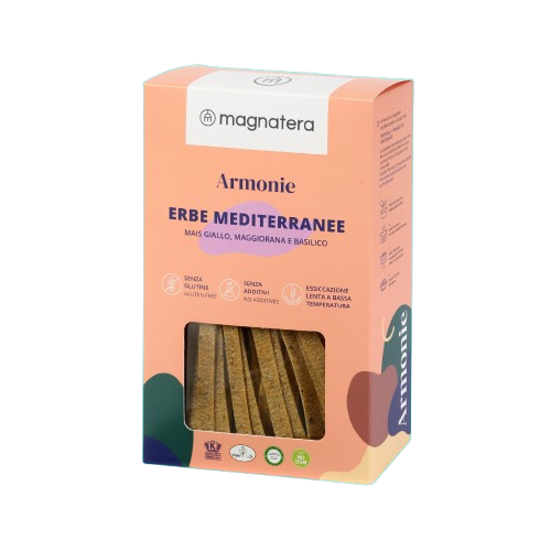 Pappardelle mediterrán fűszerezéssel, gluténmentes tészta, 250 g