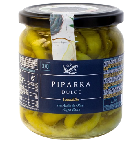 Piparra édes paprikák extra szűz olívaolajjal, 345 g