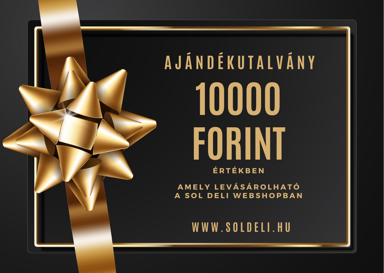 Sol Deli ajándékkártya