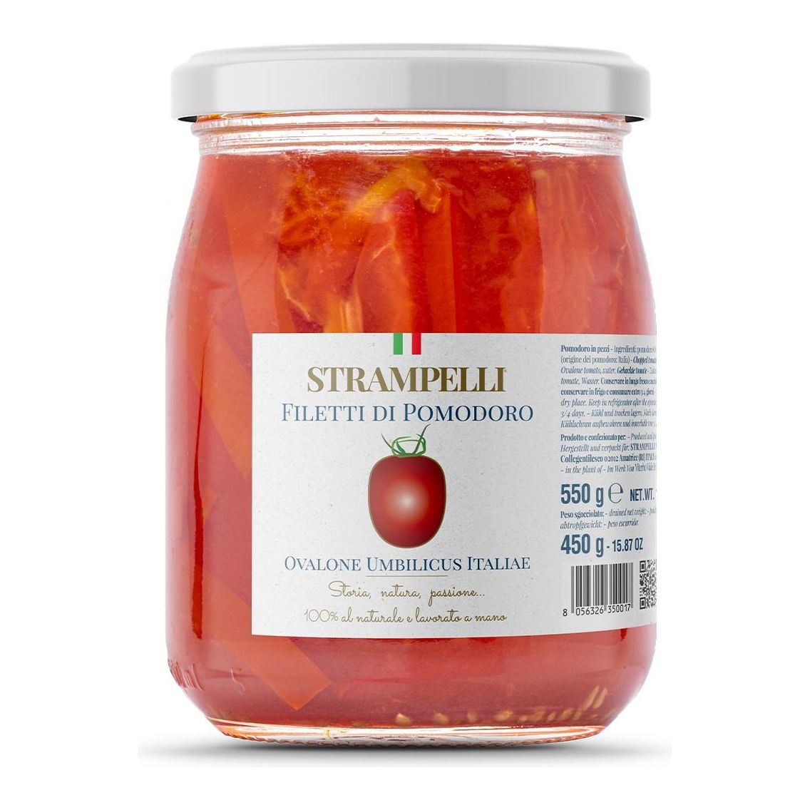 Strampelli tészta ajándékcsomag 3 db Ovalone paradicsomfilével-Strampelli-Sol Deli