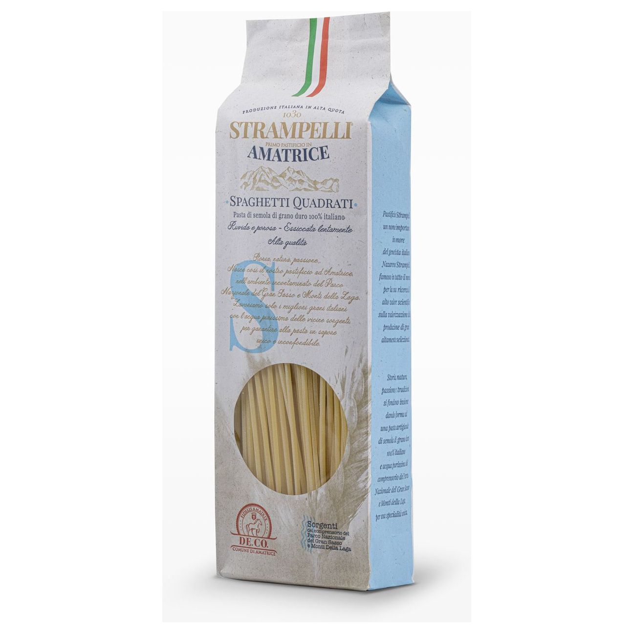 Spaghetti Quadrati di Amatrice, Strampelli, 500 g