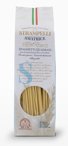 Spaghetti Quadrati di Amatrice, Strampelli, 500 g