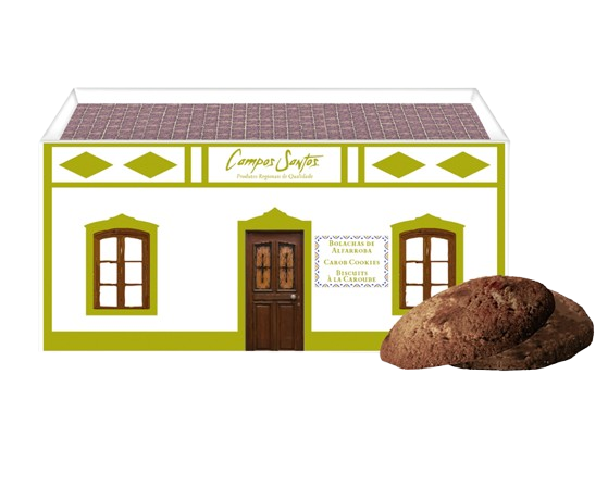 Sütemény szentjánoskenyérrel, díszdobozban, 140 g