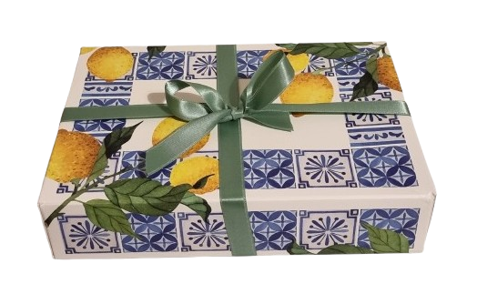 Szicíliai mandulás sütemény válogatás díszdobozban, 350 g